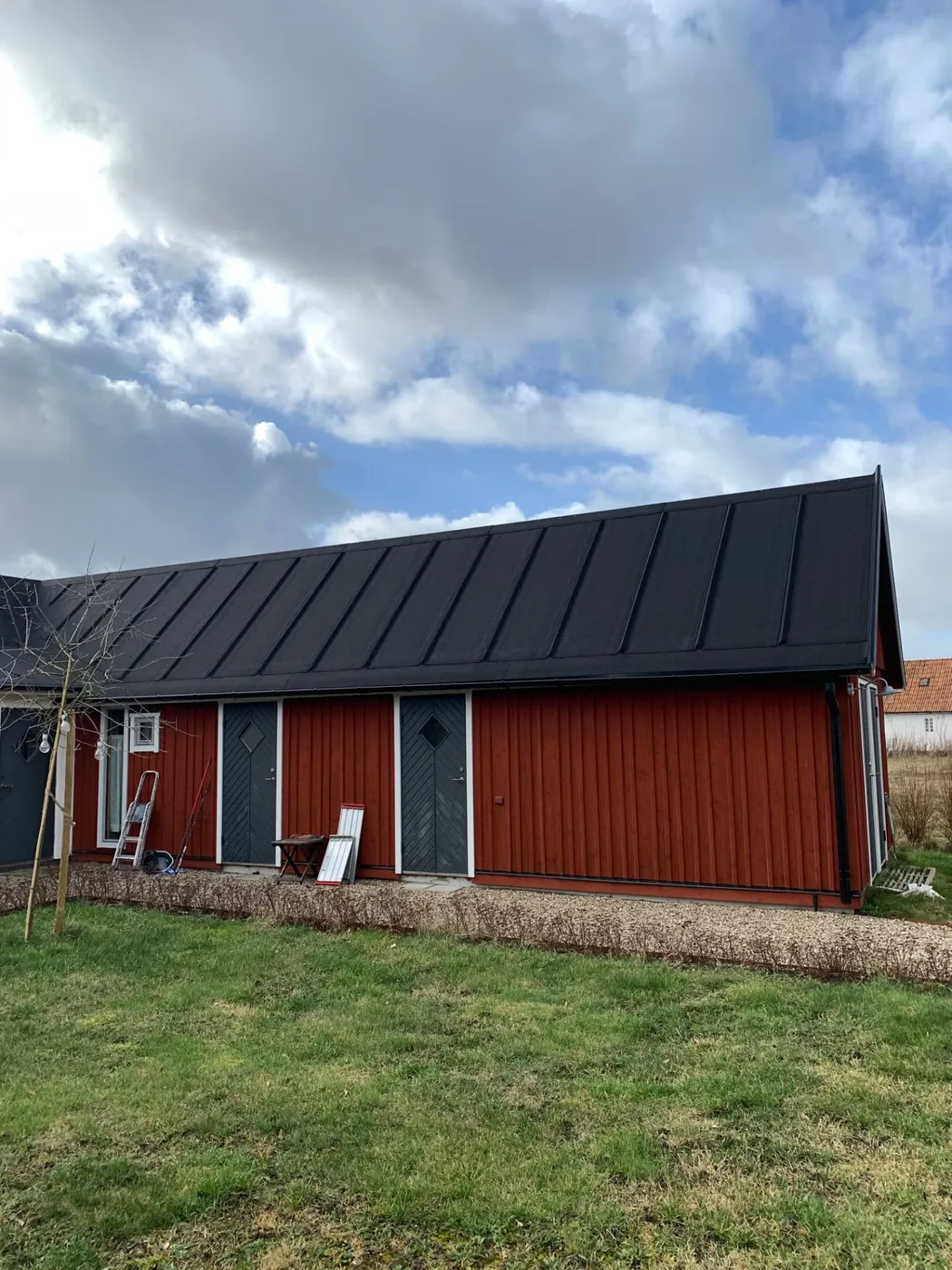 Villa med nytt tak